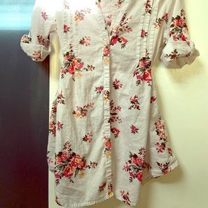 Cotton express floral shirt